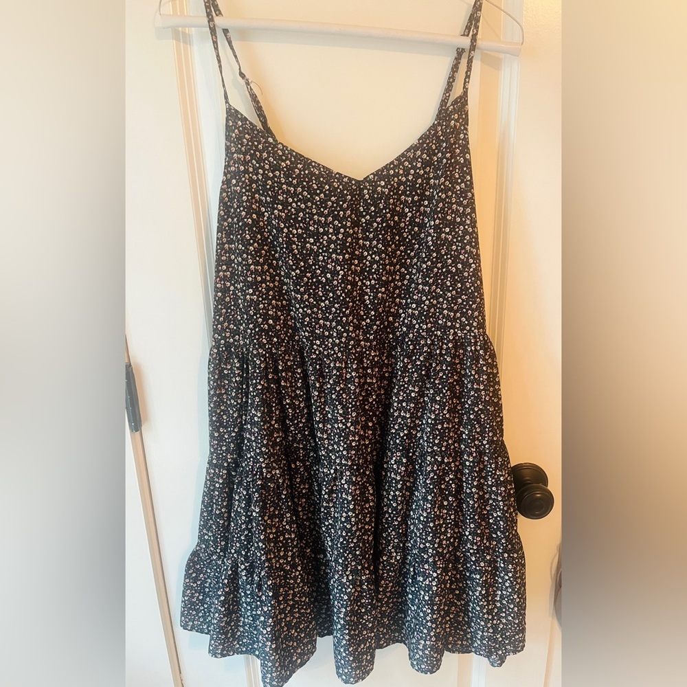 Navy Floral Summery Dress